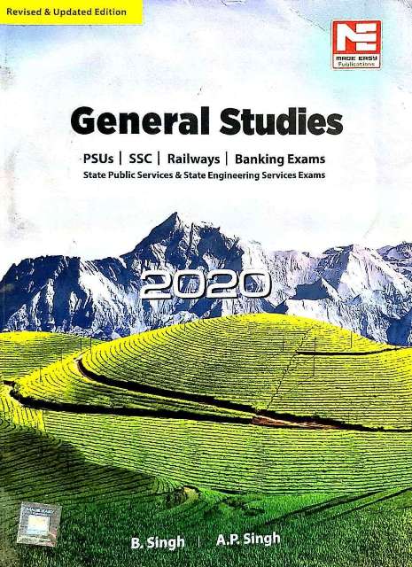 MADE EASY GENERAL STUDIES 2020 BY B. SINGH A.P. SINGH